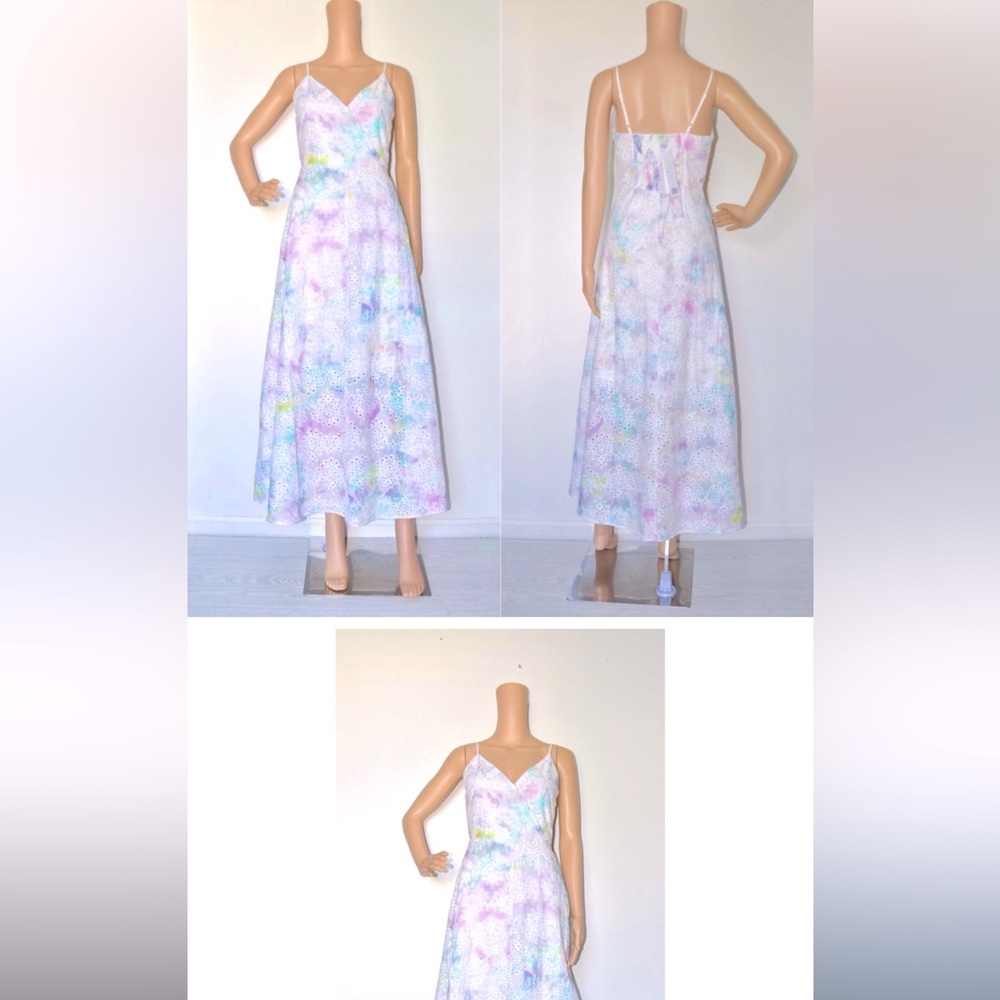 Alyson Parker color name is spring lilac combo maxi dress brand new with tags